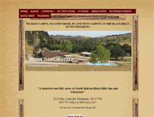 Tablet Screenshot of elkcreekresort.net